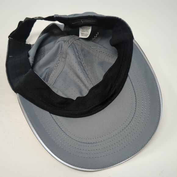 Nike Dri-Fit Slideback Baseball Cap Gray One Size Adjustable Featherlight - Picture 7 of 10